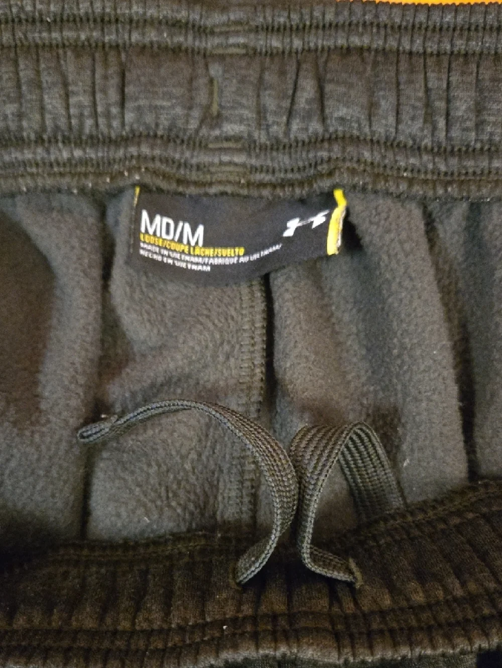 Under Armour Charcoal Gray Joggers with Black Side Panels - Picture 6 of 7